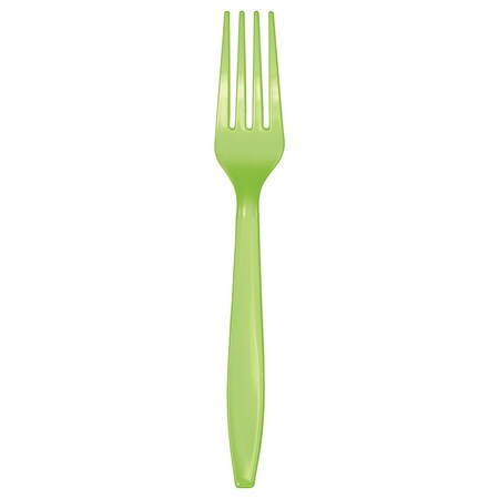 Touch Of Color Fresh Lime Green Plastic Forks, 7", 288PK 011123